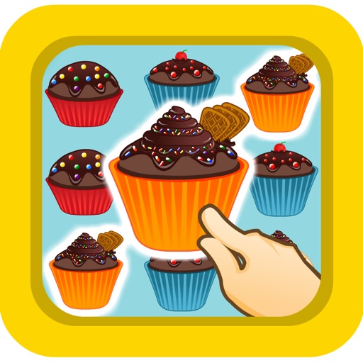 Cupcake Popper Match Game Pro Icon