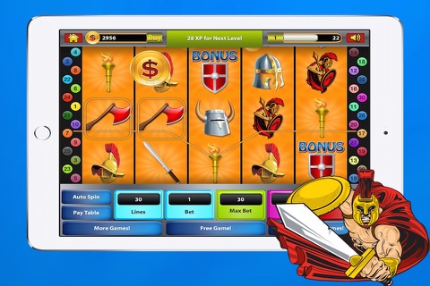 A Medieval Slot Machine - Spartan Battle screenshot 2