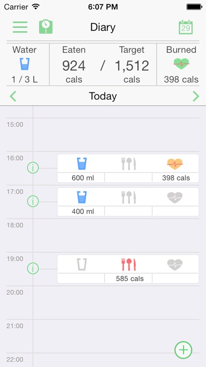 Diet Diary - Calories