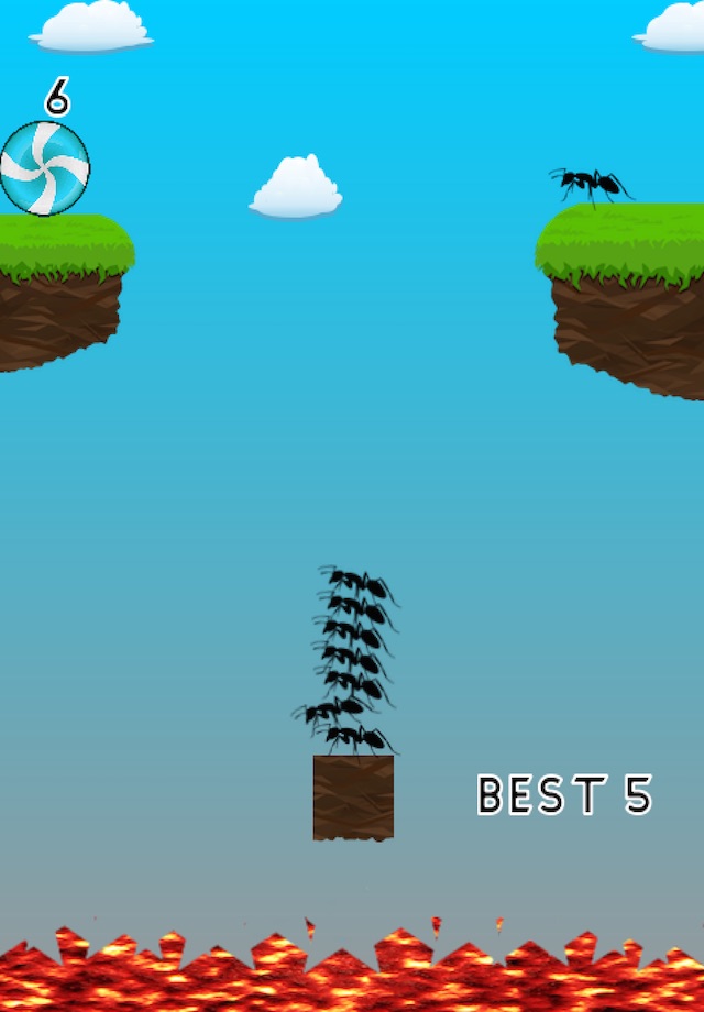 Fire Ants   a stacking ant tower game screenshot 3