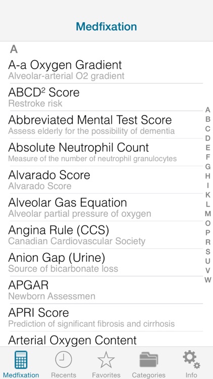 Medfixation Medical Calculator