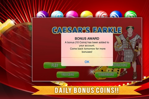 Caesar Farkle - Play 10000 Zilk Dice Game screenshot 3