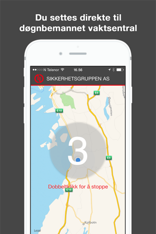 Sikkerhetsgruppen nødalarm screenshot 2