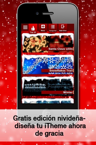 iTheme - Xmas Edition - Themes for iPhone and iPod Touch screenshot 2