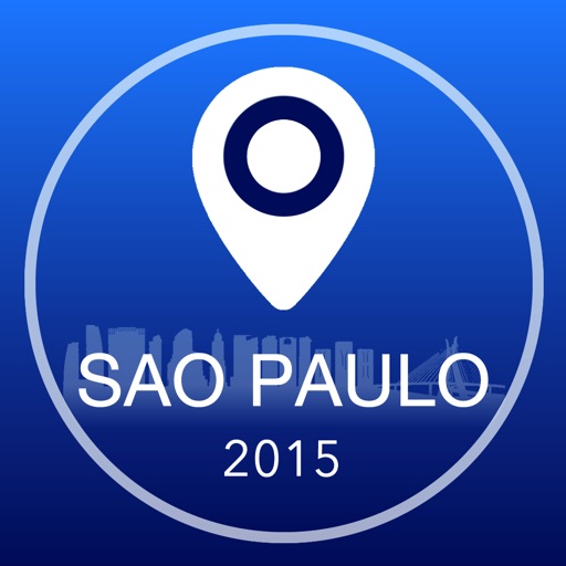 São Paulo Offline Map + City Guide Navigator, Attractions and Transports icon