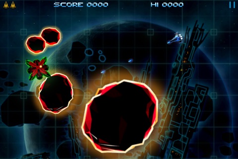 Retro Dust - Classic Arcade Asteroids Vs Invaders screenshot 4