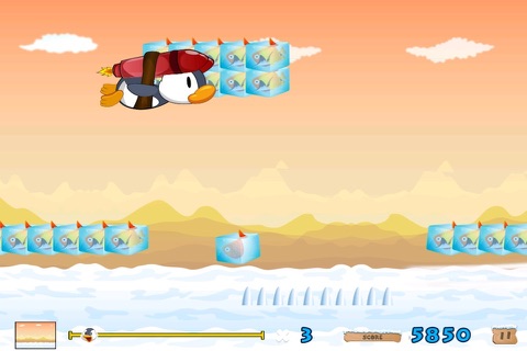 Champion Penguin-Frozen Adventure Run Pro screenshot 2