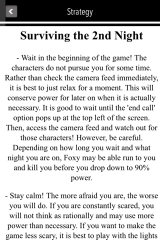 Guide for Five Nights at Freddy's 2 - Character,location,Nights & Strategy screenshot 2