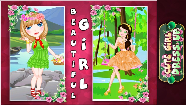 Cute Girl Dress Up : The Game for Girls Make Up,Salon,Fashio(圖2)-速報App