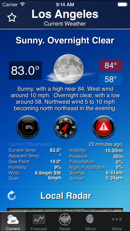 NOAA Weather and Radar