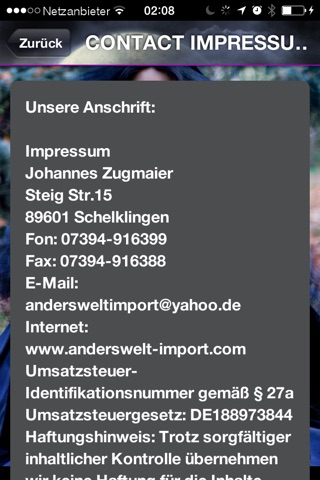 Anderswelt-Import screenshot 2