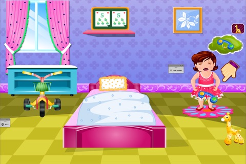 Cute Doris Bathing - Baby Games screenshot 2