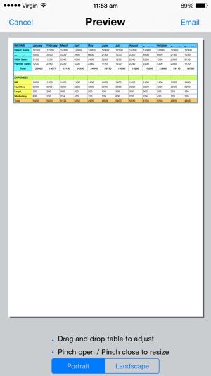 Spreadsheet touch: For Excel style spreadsheets(圖4)-速報App