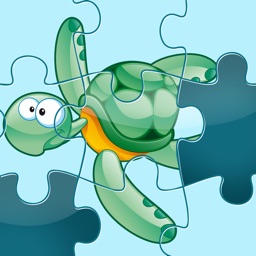 An Ocean Jigsaw Puzzle for Pre-School Children with Animals of the Sea