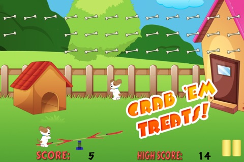 A Cute Puppy Bounce Game - Tasty Dog Treats Challenge screenshot 2