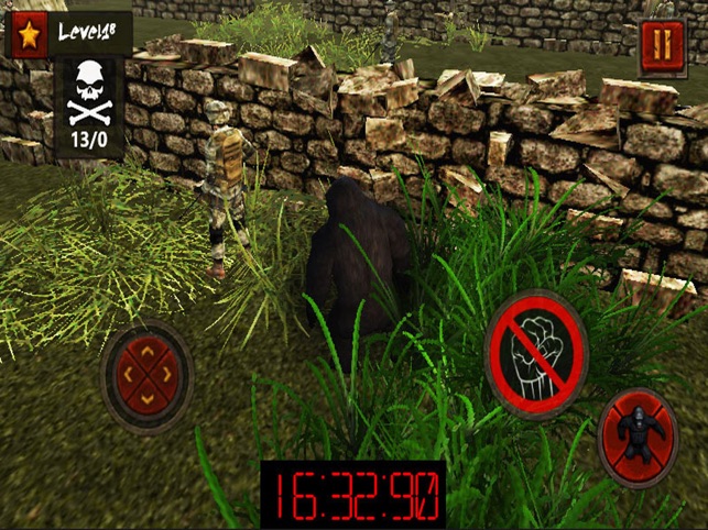 Assassin Ape 3D HD, game for IOS
