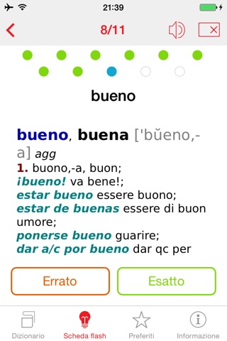 Italian - Spanish Berlitz Basic Talking Dictionary screenshot 3