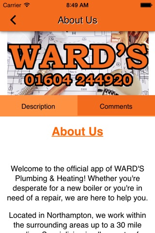 Wards Plumbing screenshot 3