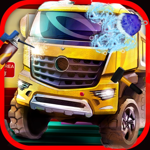 Truck Wash & Repair Workshop Mania - Makeover your Construction Trucks in Monster Garage for all Super Boys & Girls iOS App