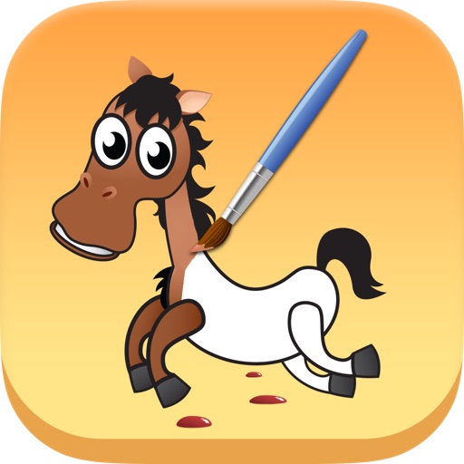 Horse Coloring Book For Kids - Learn to color and draw a pony! iOS App