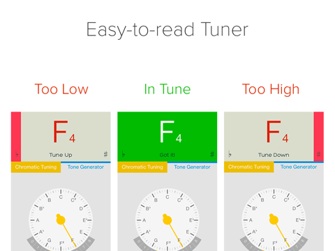 insTuner Free - Chromatic Tuner screenshot