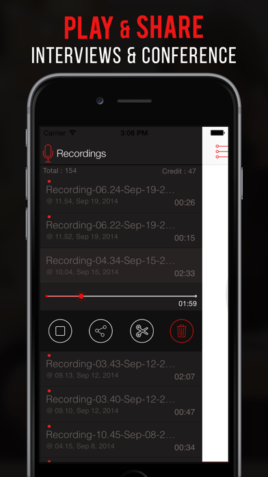 Callcorder Pro: 受信＆送信通話を録音するのおすすめ画像2