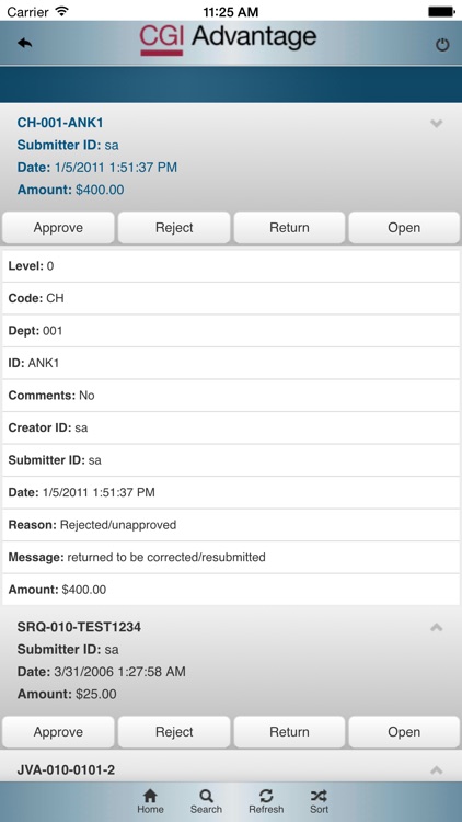 CGI Advantage Worklist Approvals