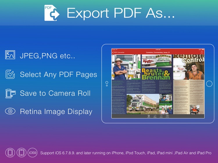 PDF Converter for iPad