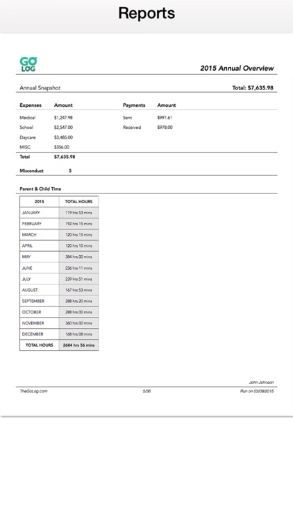 TheGoLog - Child Custody & Child Support Tracker App For Single Parents screenshot-4