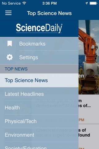 ScienceDaily for iPhone and iPad screenshot 3