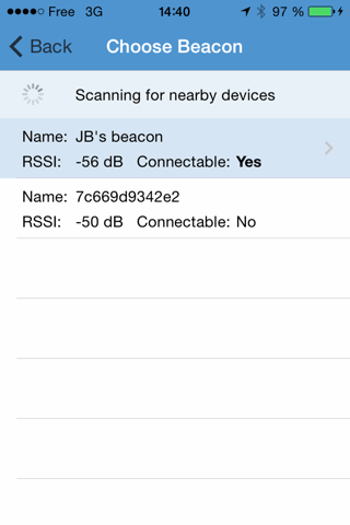 uBeacon manager screenshot 3