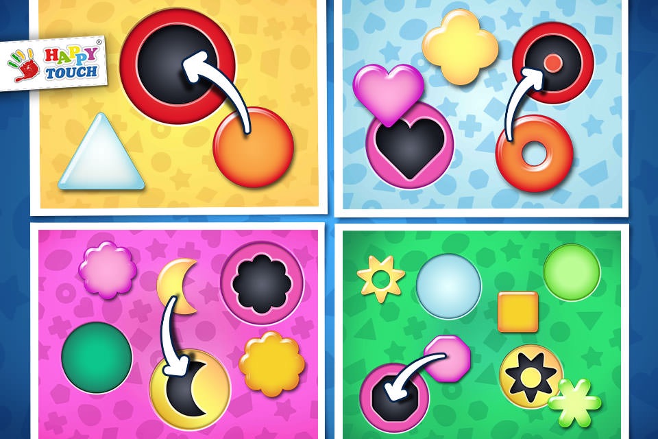 A Funny Color & Shapes Game by Happy-Touch® Free screenshot 3
