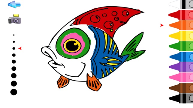 Ocean Fish Coloring Pages for Toddlers and Kids(圖2)-速報App