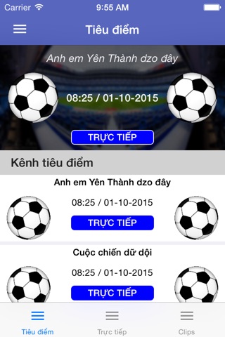 Trực tiếp bóng đá screenshot 2