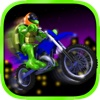 A Turtle Motorcycle Race vs. Mutant Ninja Warriors - Free!