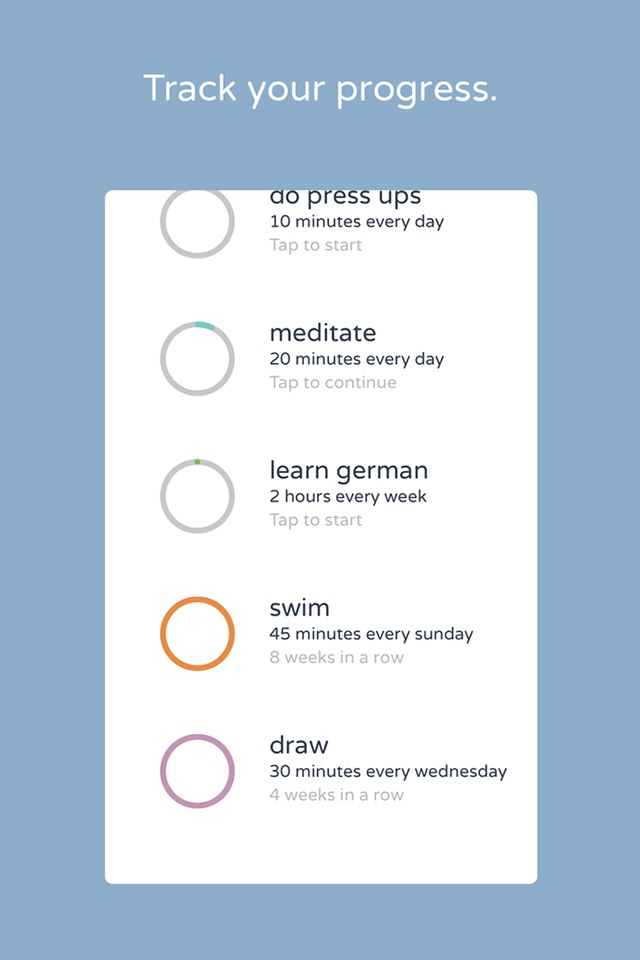 Sessions - activity timer and habit tracker screenshot 3