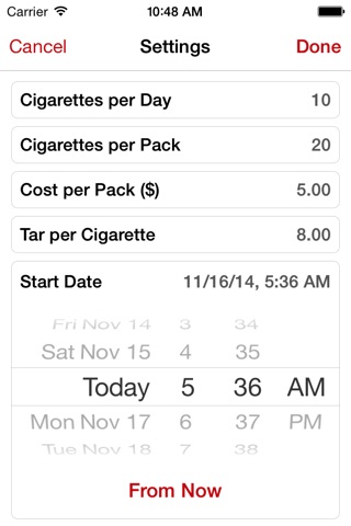 Smokefree 2 - Quit Smoking screenshot 2