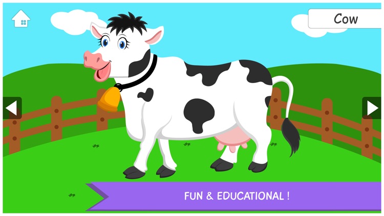 Peekaboo Farm Animals Lite - fun learning kids game