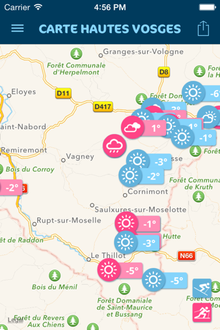 Vosges Neige - Bulletin d’enneigement et météo des stations du massif des Vosges screenshot 4