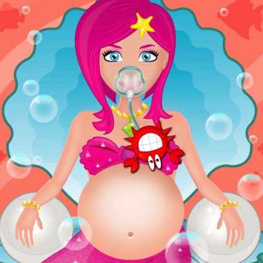 Pregnant Mermaid Icon