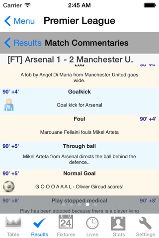 Football Platform - Worldwide Live Result screenshot 4