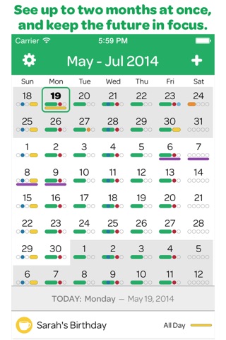 TimeFrame Calendar screenshot 4