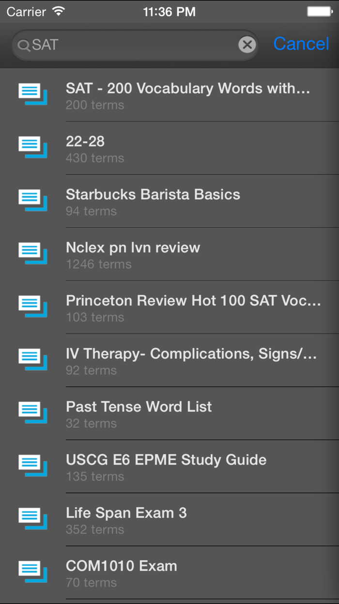 Flashcard X for Cram.com