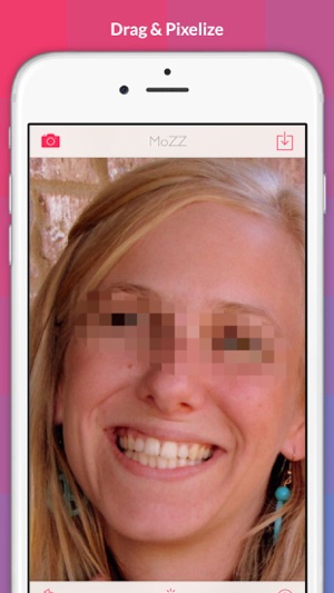 MoZZ - blur & pixellation photo app -