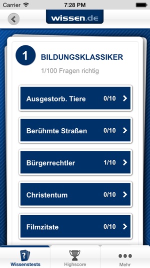 Der große Allgemeinbildungs-Test von wissen.de(圖3)-速報App