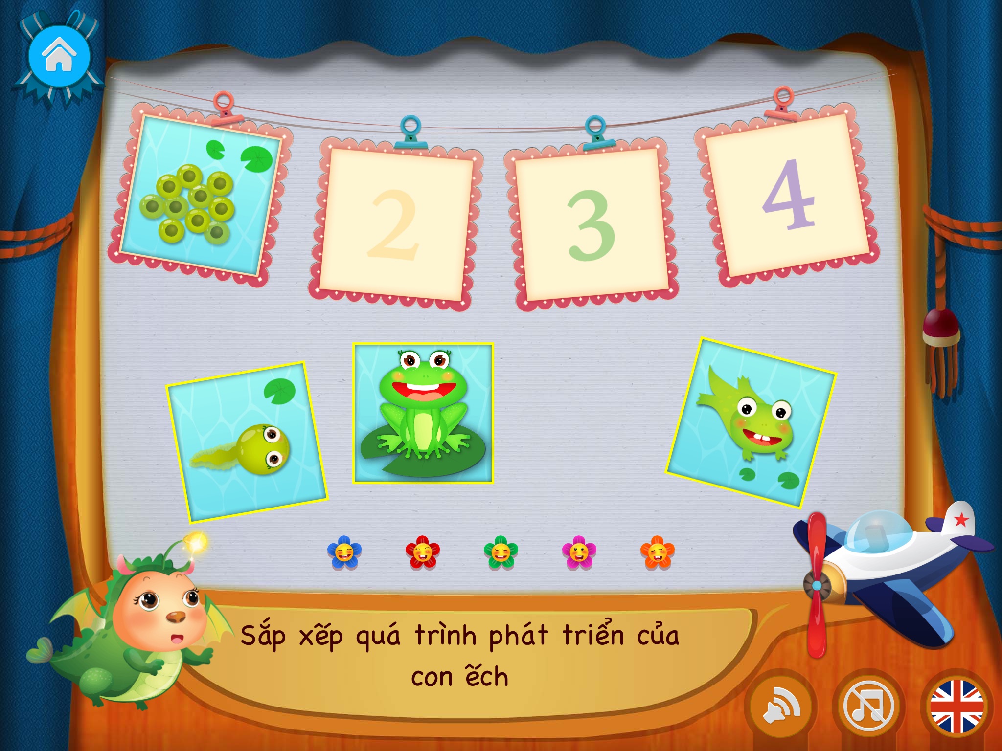 Bé thông minh - Từ điển hình ảnh, bảng chữ cái, số đếm, tiếng Anh & tro chơi sinh động cho trẻ em screenshot 4