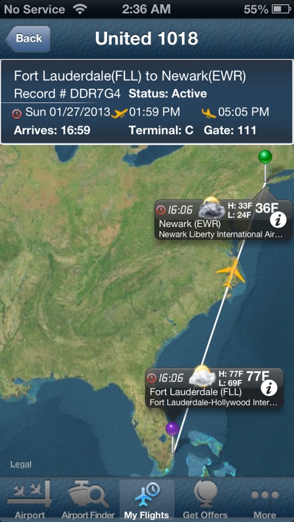 Fort Lauderdale Airport (FLL) Flight Tracker Hollywood radar