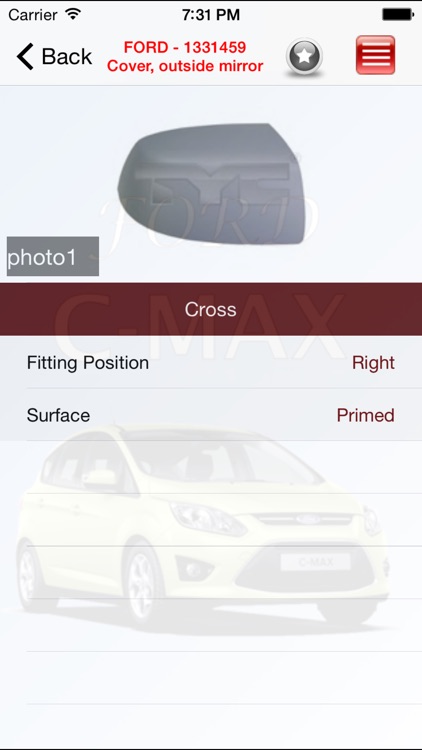 Autoparts Ford C-max screenshot-3