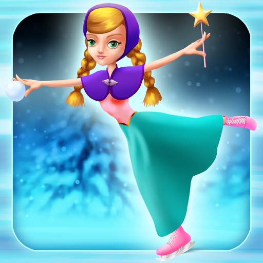 My Ice Skating Snow Princesses Dress Up Game - Advert Free App icon