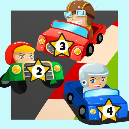 Crazy Car-s Race on the Auto-Bahn for Little Kid-s in a Game Icon